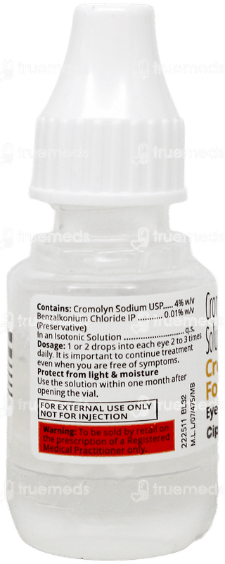 Cromal Forte Eye Drops 5Ml
